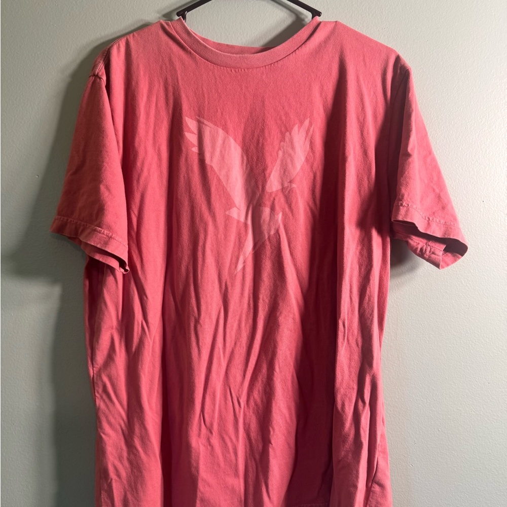 American Eagle Outfitters Coral Tee with Logo